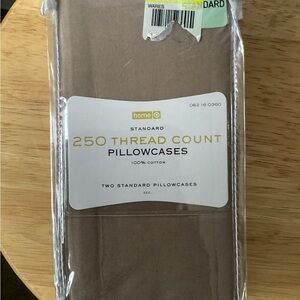 Target Brown Cotton standard Pillowcases